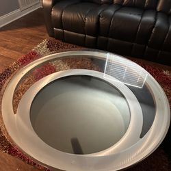 Glass Tunnel Light Table And Mirror 