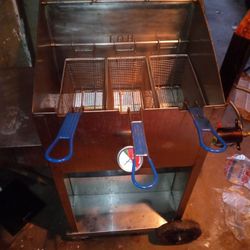 3 Basket Propane Deep Fryer 