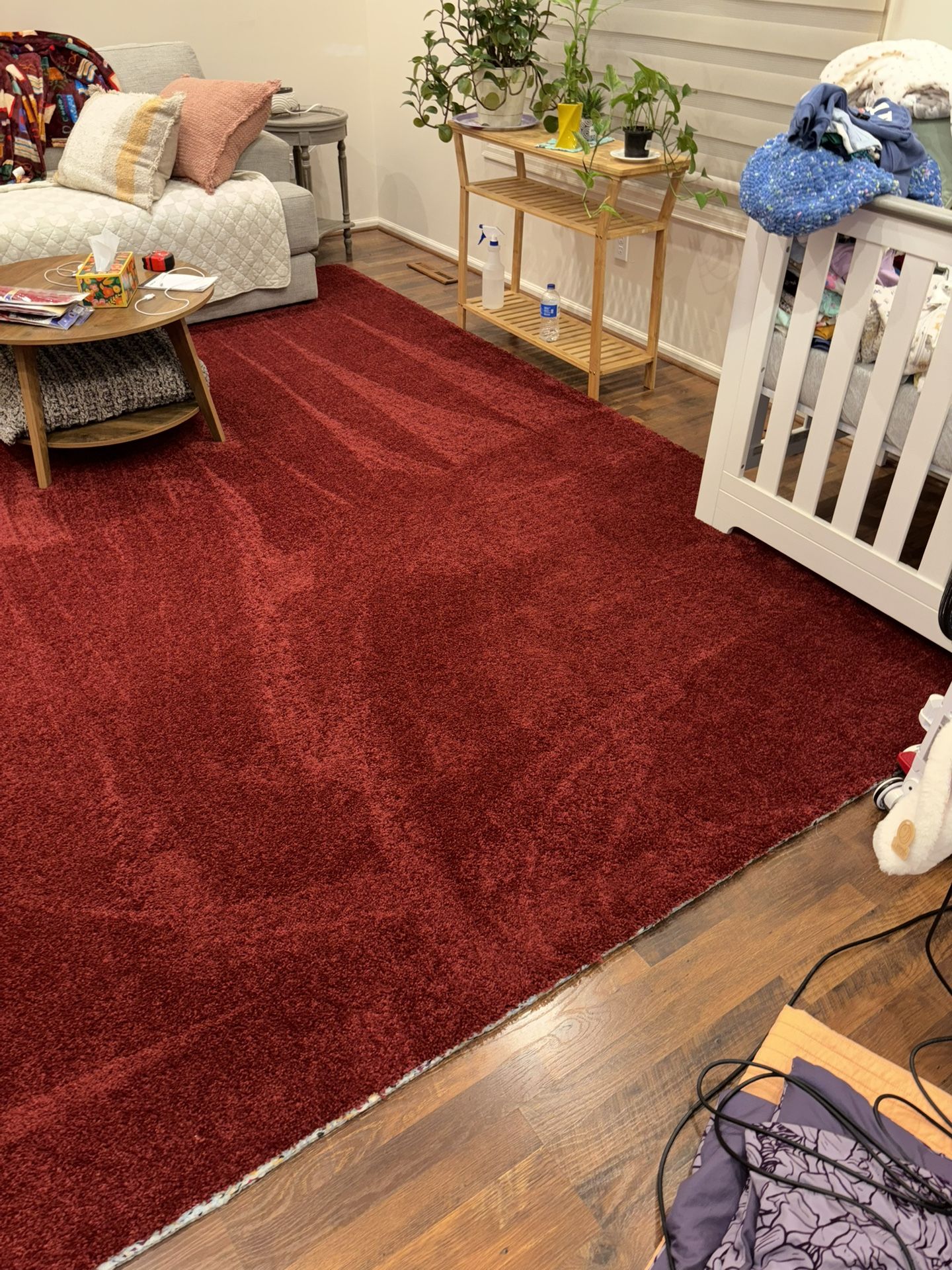 13 X 15 Wine Red Rug