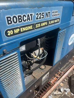 Miller Bobcat225 Welder Generator 8500 Watts