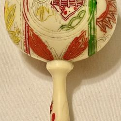 VINTAGE Celluloid Baby Rattle Toy…