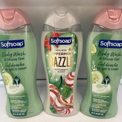 Softsoap Body Wash all 3 x $10