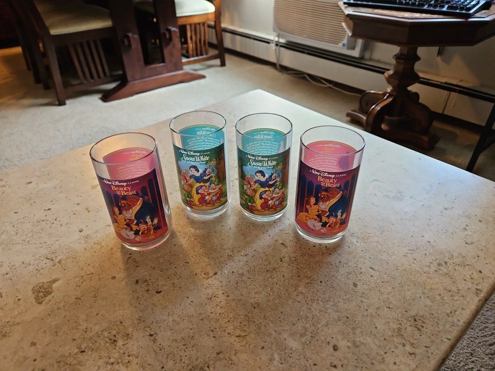 Disney Burger King Cups