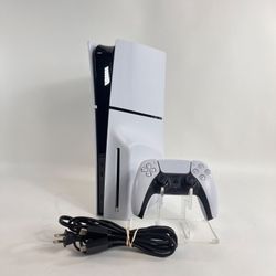 Sony PlayStation 5 Slim Disc Edition PS5 1TB White Console Gaming System 