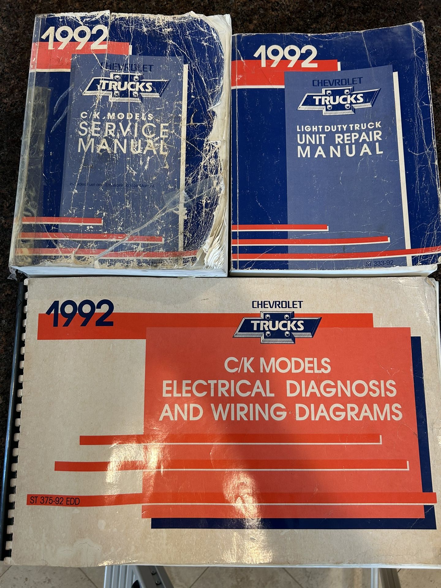 1992 Light Duty Truck Manuals