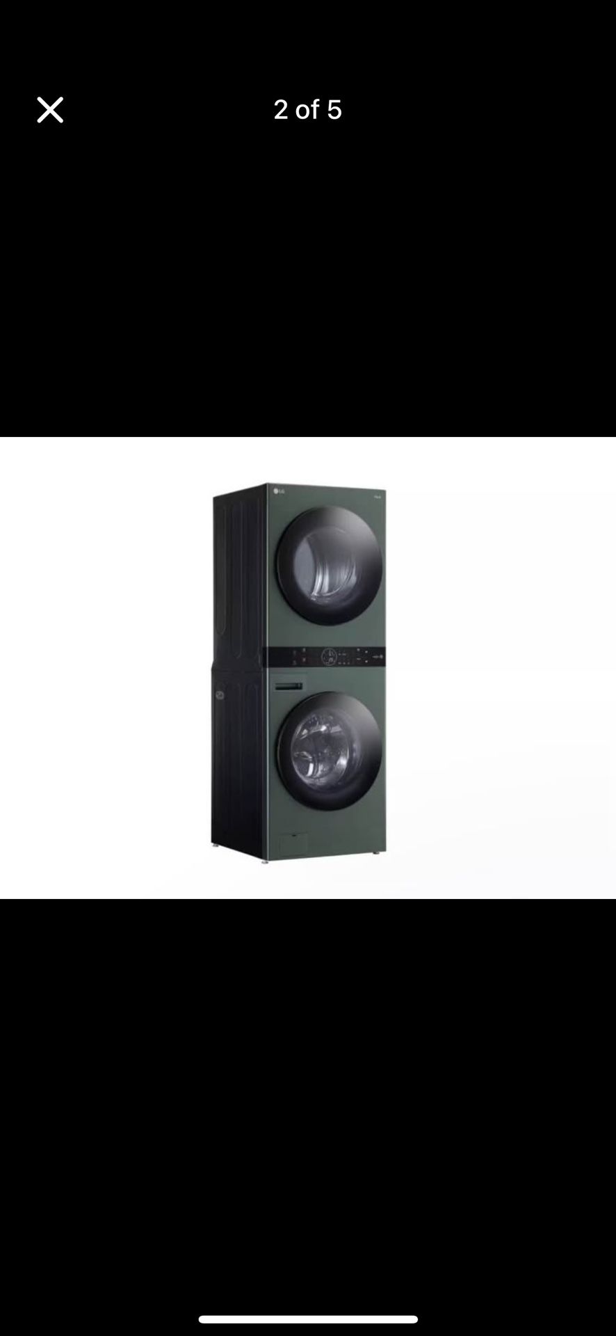 Lg New Gas Washer/dryer