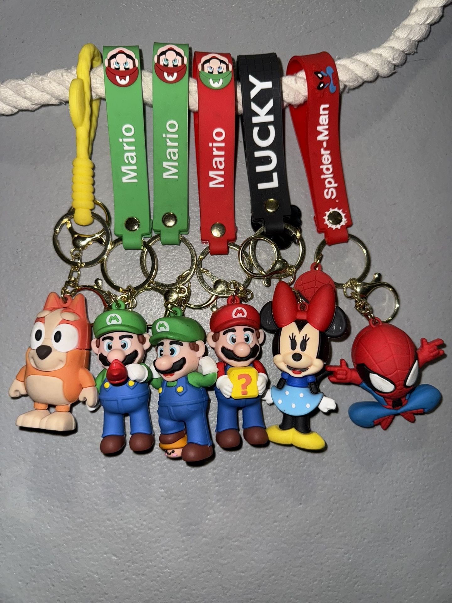 Brand New Spiderman And More Keychains