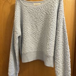 Blue Fuzzy Sweater