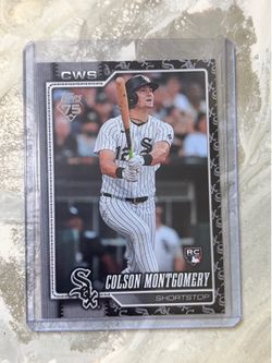 Topps 2026 Series 1 Colson Montgomery #157 RC Team Color Border White Sox
