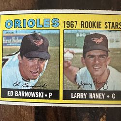 Orioles MLB 1967 Rookie Stars Trading Card