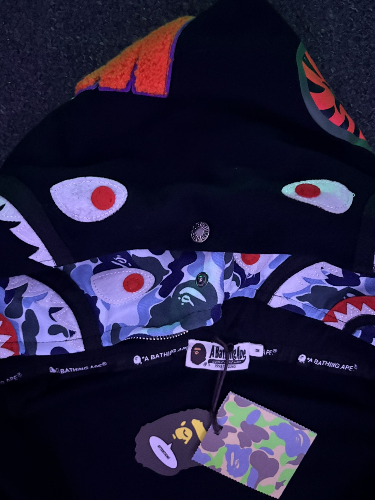 Bape Hoodie Double Hoodie