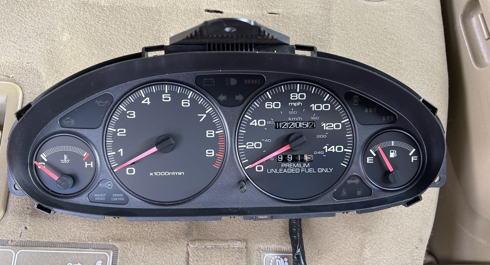 Acura Integra 2000 GS-R Cluster 