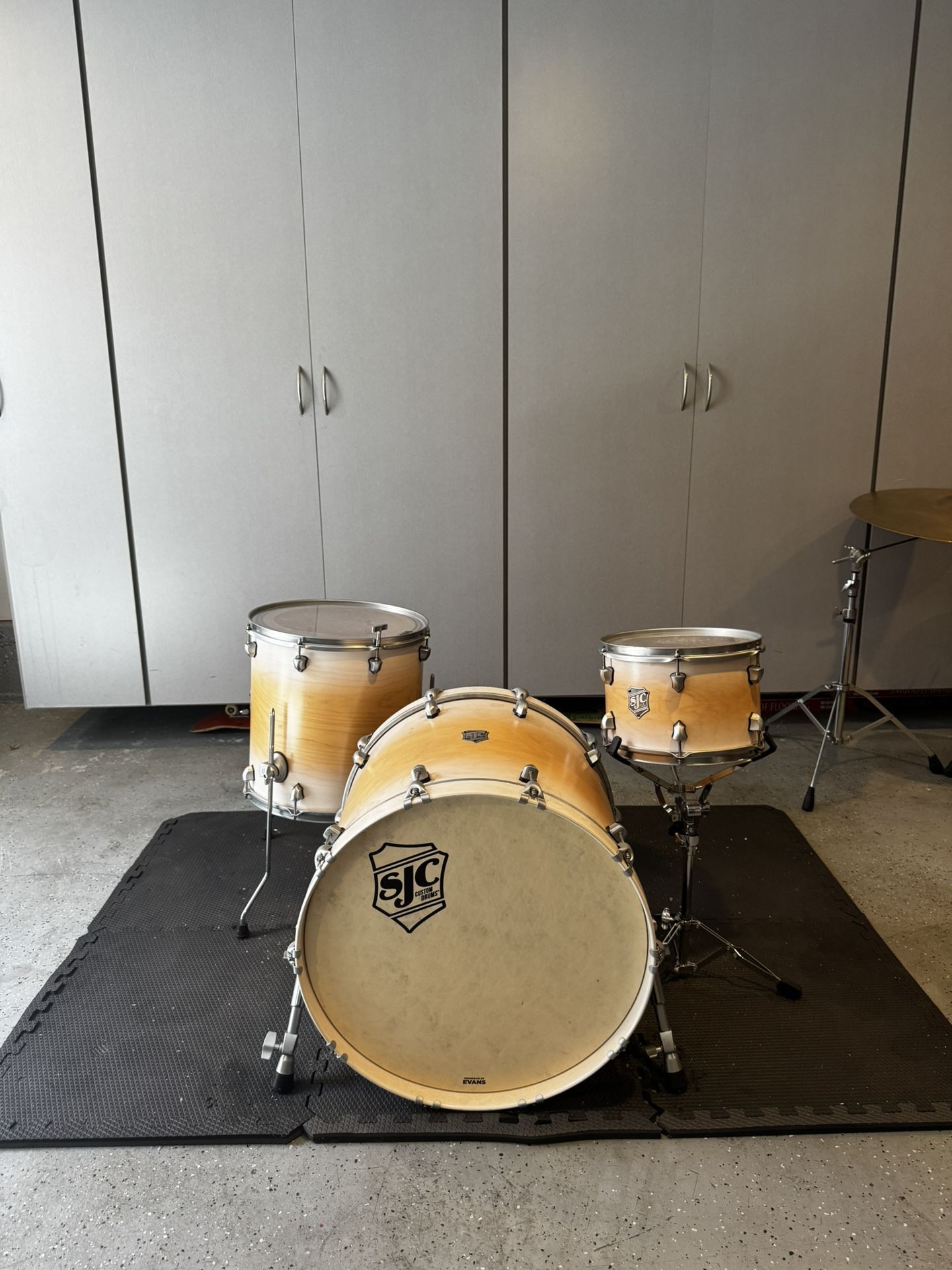 SJC Custom Maple 3 Pc Drum Set