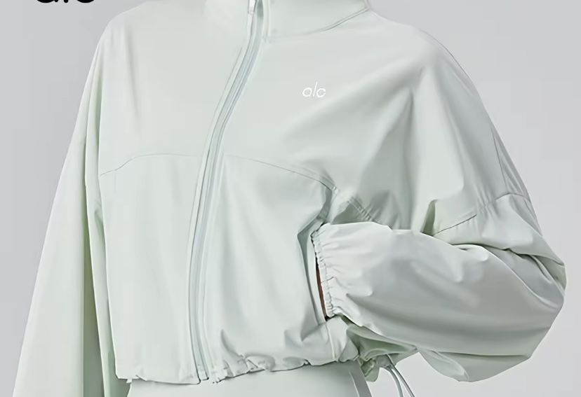 Light Thin jacket In Light Green