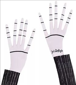 The Nightmare Before Christmas Jack Skellington Kids size Gloves 💀✨️🖤