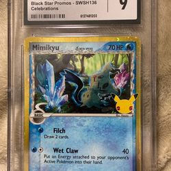 Mimikyu Blackstar pro mint 9 👀