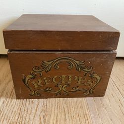 Vintage Recipe Box