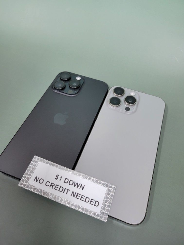 Apple IPhone 16 Pro Max 5G- Only $1 Today Pay The Rest Later!