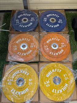 HulkFit Bumper Plates