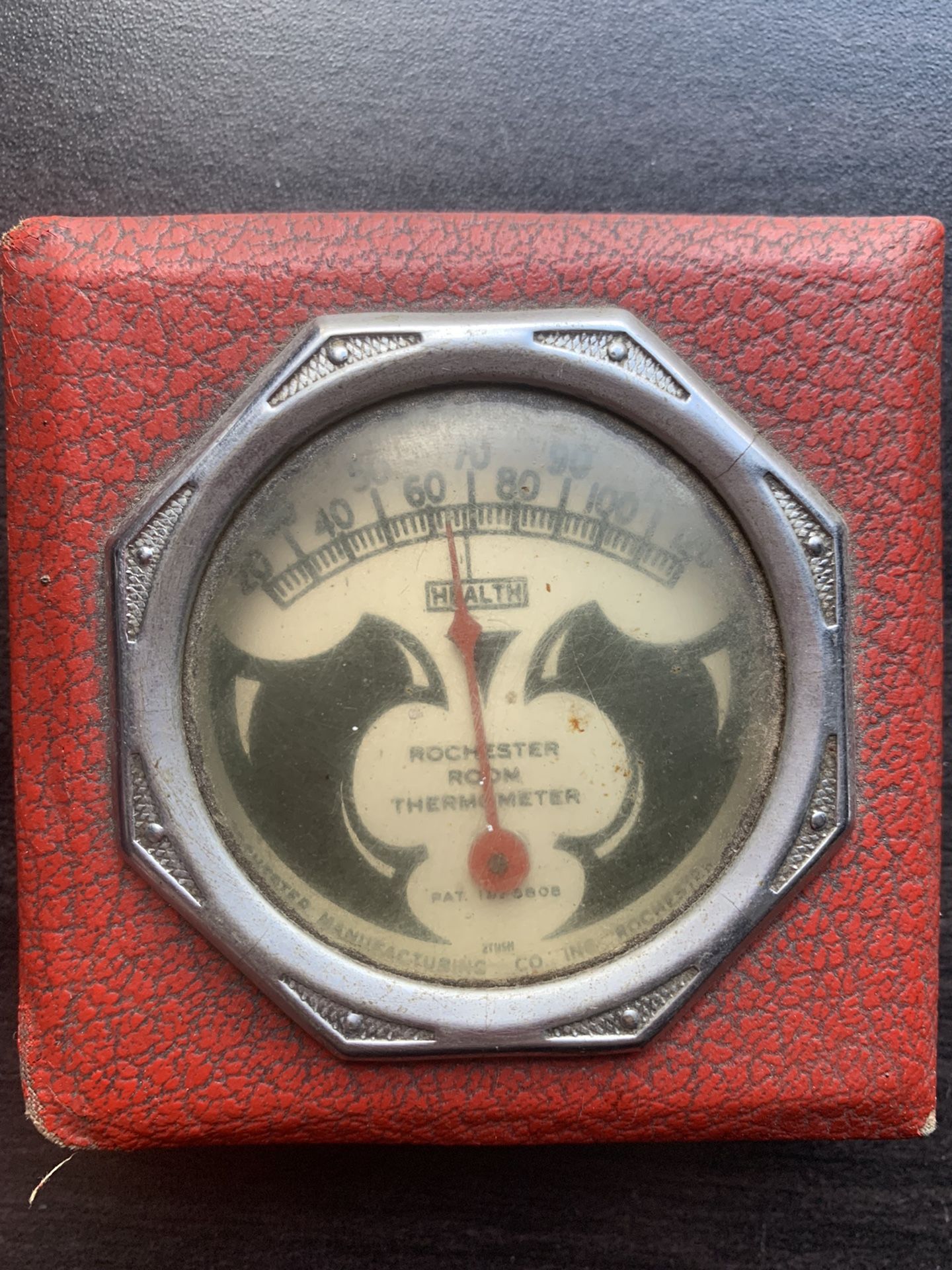Vintage Antique Rochester Thermometer 