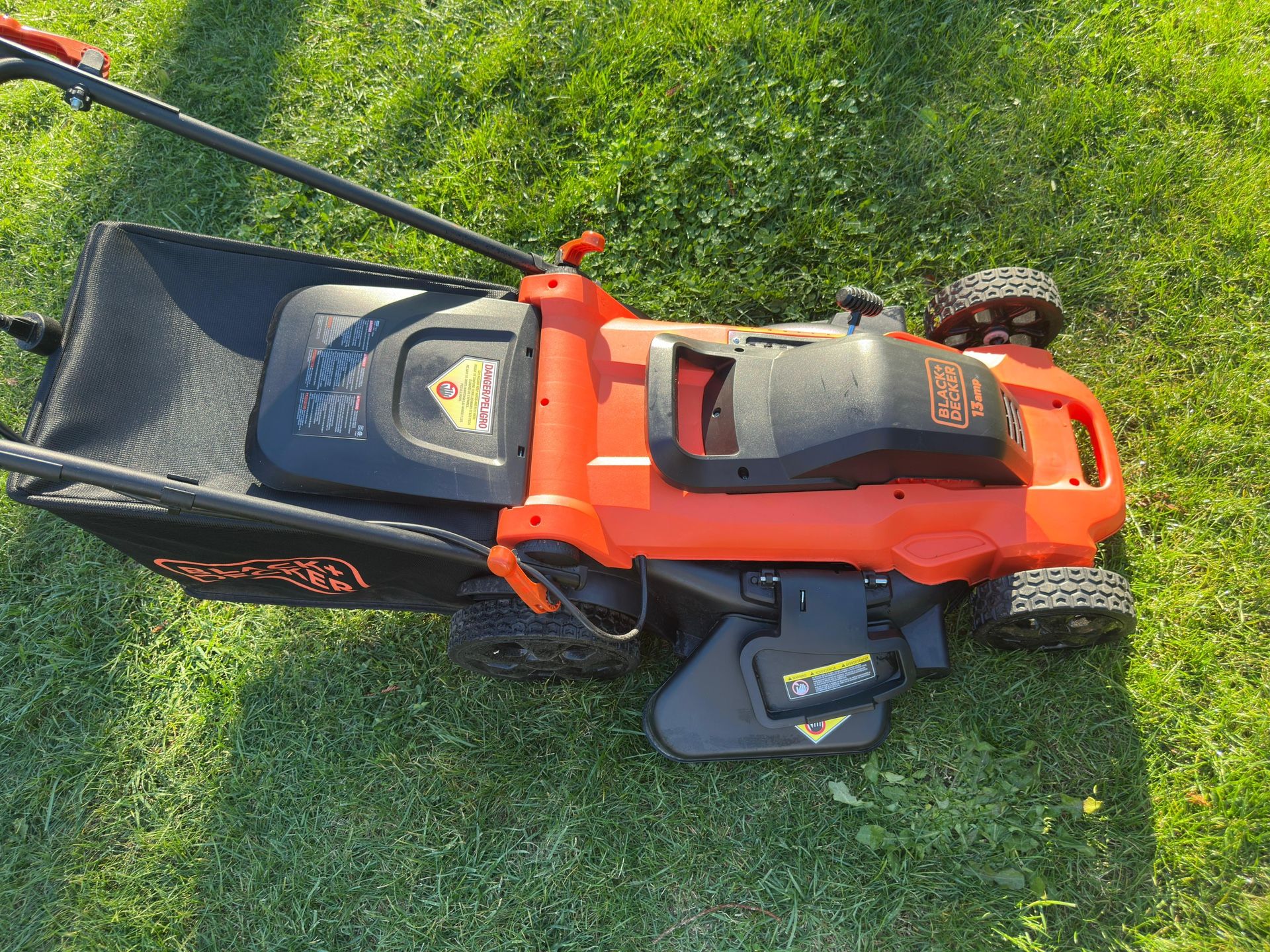 BLACK+DECKER 20 in. 13 AMP Corded Electric Walk Behind Push Lawn Mower