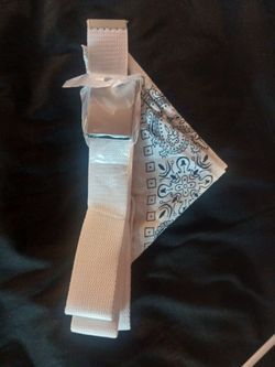 White bandana & belt bundle