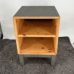 End Table With Shelves