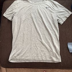 Grey Nike Workout Shirt