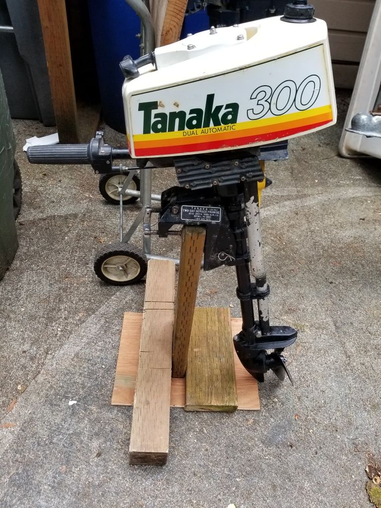 Outboard Motor Tanaka 300 3.0 Horsepower same as gamefisher for Sale in