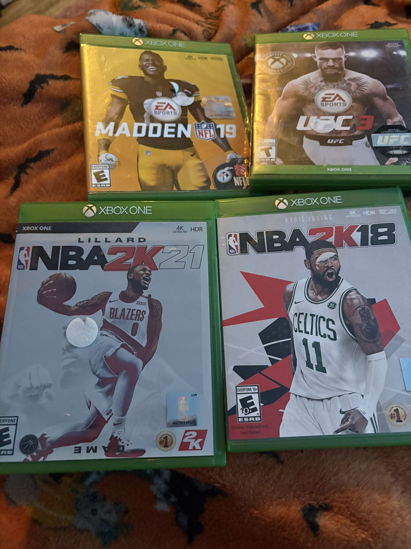 Xbox Games And Headset 