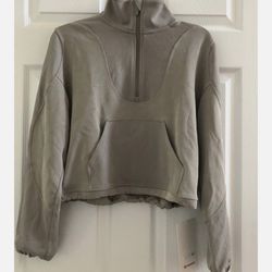 Lululemon Brushed Soft stream Ribbed Half Zip