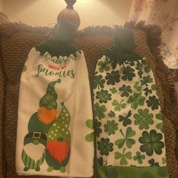 Handmade St Pats Towels 