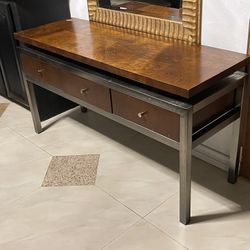 (Moving! Everything Must GO!) Wooden Metal Dresser 