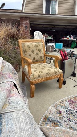 Oversized Wood Chair