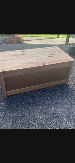 IKEA Pine Wood Toybox - Storage