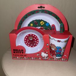Hello Kitty Kid Plate Set