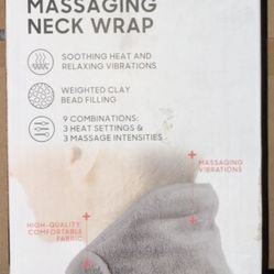 Sharper Image Calming Heat™ Massaging Neck Wrap