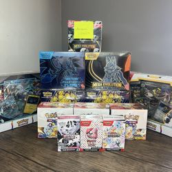Sealed Pokemon product for sale! Description for pricing $