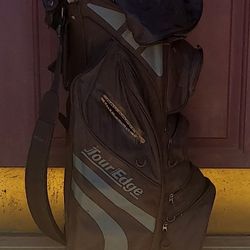 Tour Edge hot launch xtreme 5.0 cart bag 14-way - gunmetal gray