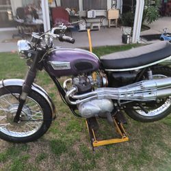 1970 triumph motorcycle 500cc t100c twin