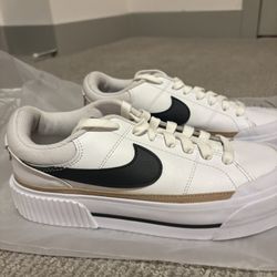 Platform-style Nike low-tops