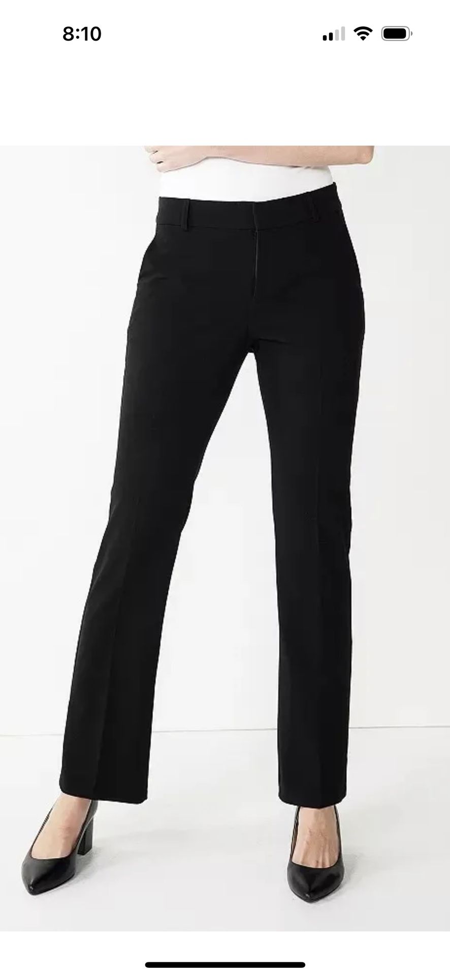 nine west Barely Bootcut Mid Rise size 18W  NWT