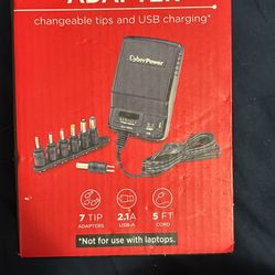 Power Adapter Multiple Tips