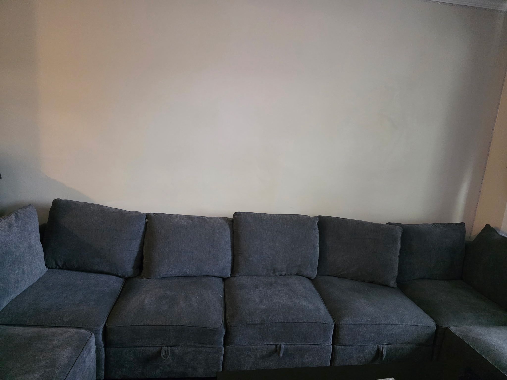Blue 8 Seat Storage Couch