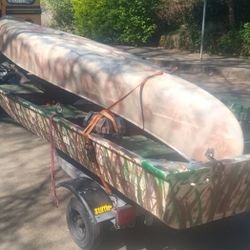 12 Ft Aluminum Boat And Or Canoe