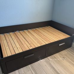 BRIMNES  BED FRAME- Twin To Queen Size!!