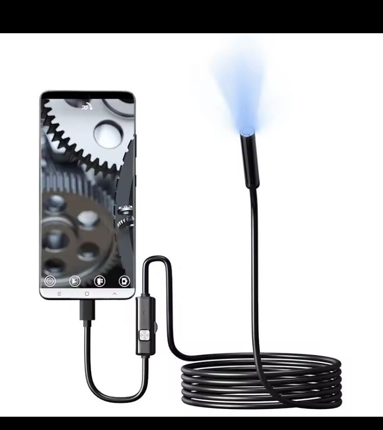 Endoscope Camera Waterproof 6 LEDs Adjustable USB Android Flexible Inspection Borescope Camera