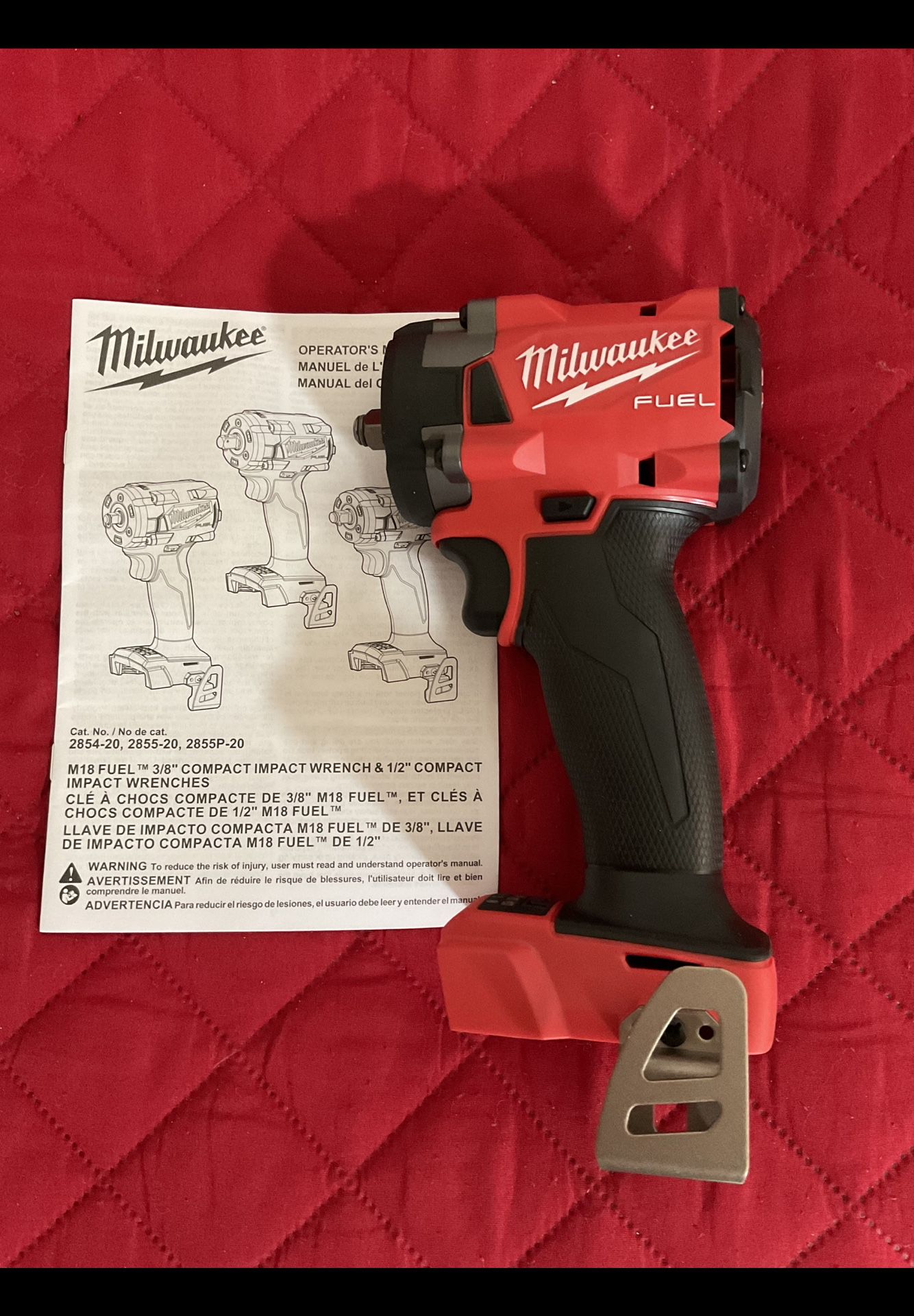 Milwaukee. M18 FUEL GEN-3 Lithium-Ion Brushless Cordless 3/8” Impact Wrench with Friction Ring (Tool-Only).