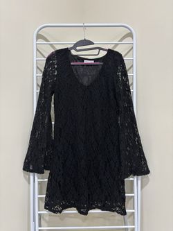 Black Lace Party Dress