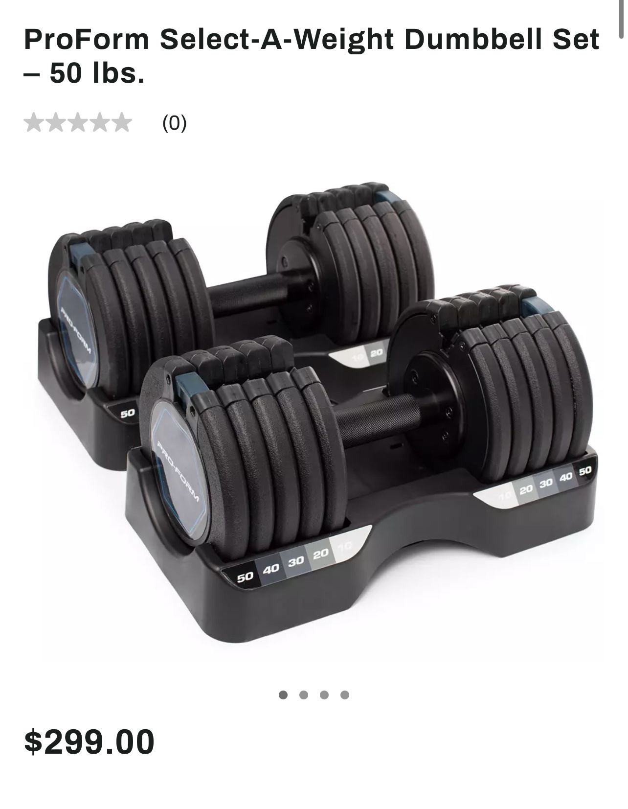 Pro farm adjustable dumbbell sets 50 pounds each